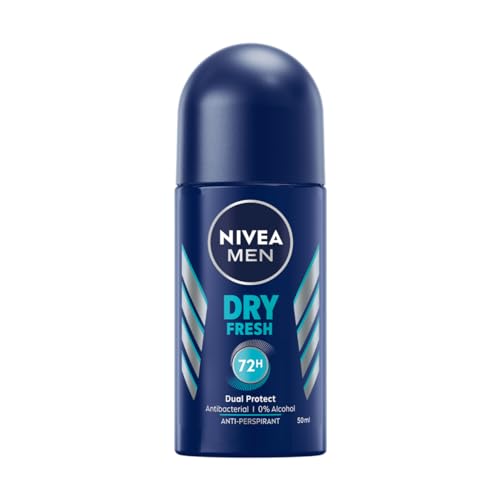NIVEA MEN Dry Fresh 72H Antitranspirant im Ball für Männer 50ml (pack 1) von NIVEA MEN