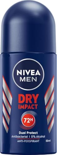 NIVEA MEN Dry Impact 72H Antitranspirant im Ball für Männer 50ml von NIVEA MEN