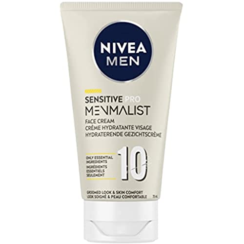 NIVEA MEN MENMALIST Sensitive Pro Gesichtscreme (1er Pack (1 x 75 ml), leichte und fettfreie Gesichtspflege, Herrenpflege für alle Hauttypen von NIVEA