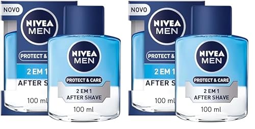 NIVEA MEN Protect & Care Rasierwasser 2in1 100ml (Packung mit 2) von NIVEA