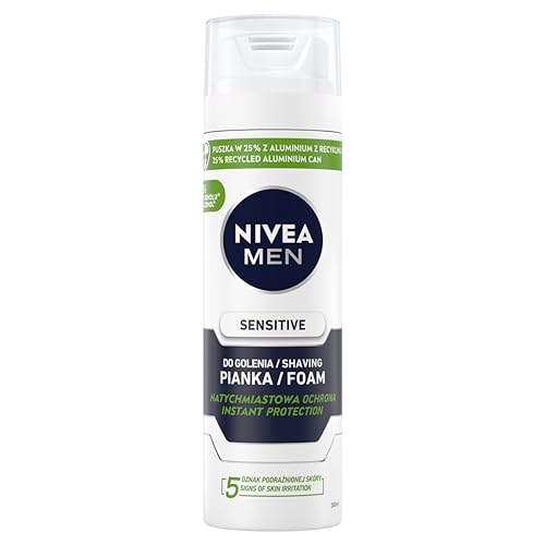 NIVEA MEN Sensitive Beruhigender Rasierschaum für Männer 200 ml von NIVEA