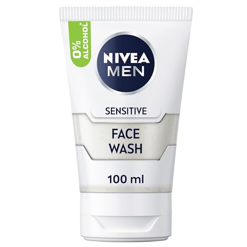 NIVEA MEN Sensitive Face Wash with Zero Percent Alcohol, 6x100 ml von NIVEA MEN