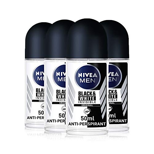 NIVEA Men Black & White Roll On Pack of 4 von NIVEA