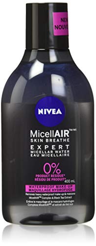 NIVEA MicellAIR Expert Micellar Waterproof (400mL), Professional-Grade Micellar Water Makeup Remover, Facial Cleanser Leaves Skin Without Oily Residue von NIVEA