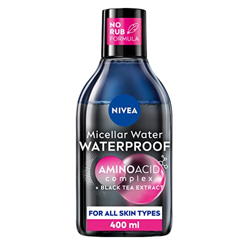 NIVEA MicellAIR Profi Mizellar Wasser Make-up Entferner (400ml), Augen Make-up Entferner, Hautreiniger, Professioneller Make Up Entferner, Mizellar Reinigungswasser von NIVEA