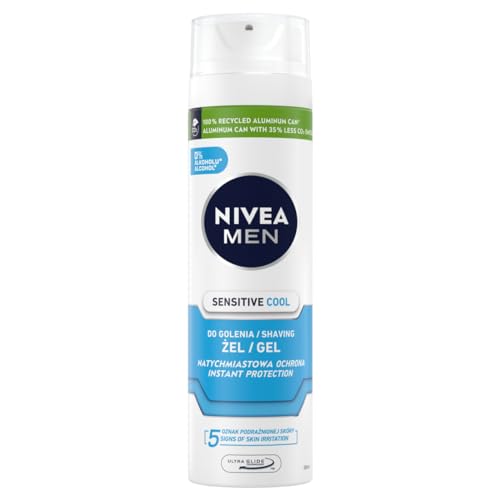 NIVEA NIVEA MEN Sensitive Kühlendes Rasiergel 200 ml von NIVEA