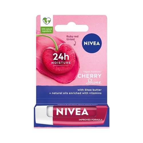 NIVEA Pflegende Lippenstift Cherry Shine, 4,8g von NIVEA