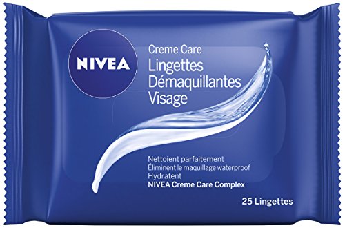 NIVEA Reinigungstücher für Gesicht, Creme, Pflege, 25 Stück – 3 Packungen von NIVEA