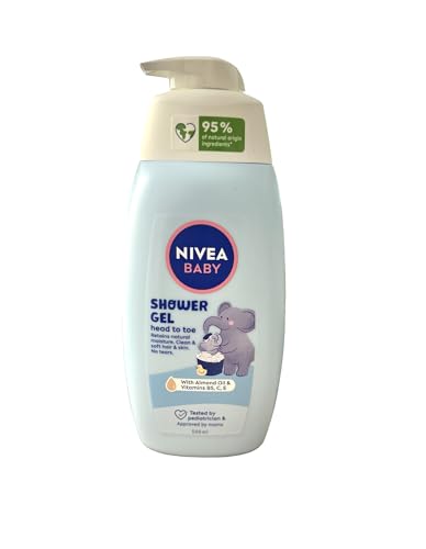 Nivea Baby Shampoo & Bath Foam Head to Toe Without Soap Without Parabens Soothing 0% Alcohol 0% Alkaline Soaps Skin Neutral Ph for Every Skin Type 500ml (Pack of 3) von NIVEA