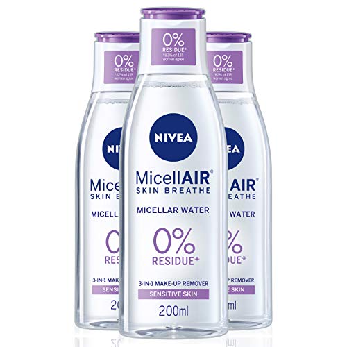 Nivea Daily Essentials Sensitive 3-in-1 Micellar Cleansing Water - 200 ml Pack of 3 von NIVEA