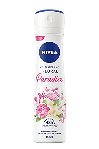 Nivea Floral Paradise Damen Spray Deodorant 150 ml 1 Packung (1 x 150 ml) von NIVEA