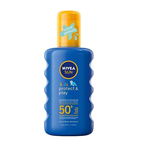 Nivea Kinder Farbige Sun Spray LSF 50+, 200 ml von Nivea