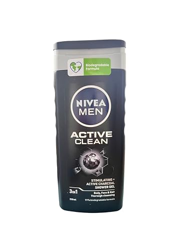 Nivea Men - Active Clean Duschgel, limitierte Auflage Marqueinhos PSG, 250 ml von Nivea Men