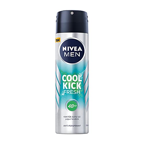 Nivea Men Cool Kick Fresh Spray Deodorant 150 ml 1 Pack (1 x 150 ml) von NIVEA MEN