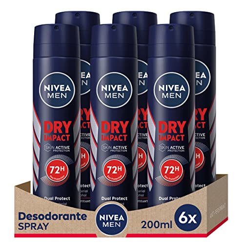 Nivea Men Nivea Men Spray Dry Impact Men - 200 ml - 6 Stück von Nivea Men