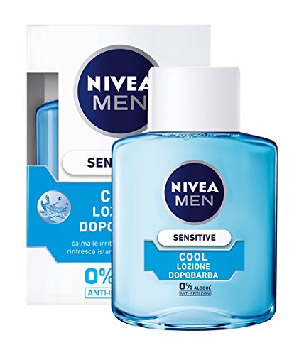 Nivea Men Sensitive Cool Aftershave Lotion, 3 Packungen à 100 ml von NIVEA