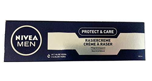 Nivea Men Shaving Cream, Protect and Care with Aloe Vera (Pack of 2) von NIVEA