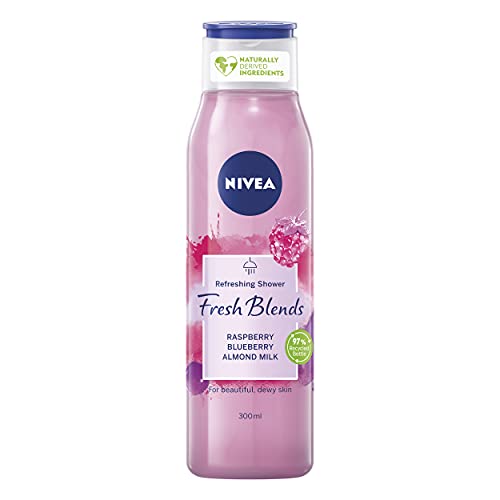 Nivea Shower Gel (300 ml, Pack of 6) Women Rasberry & Almond Milk Refreshing von NIVEA