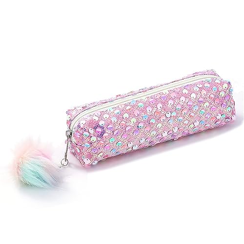 NIXNUT Federmäppchen, Stifteetui, großes Fassungsvermögen, mit Glitzer-Pailletten, Büro-Organizer, Aufbewahrung für Studenten und Mädchen, rose, 20*5*5 cm, Modern NIXNUT Federmäppchen, Stifteetui, großes Fassungsvermögen, mit Glitzer-Pailletten, Büro-Organizer, Aufbewahrung für Studenten und Mädchen, rose, 20*5*5 cm, Modern von NIXNUT