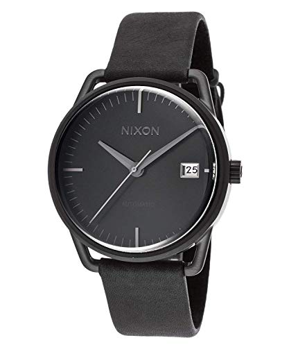 NIXON Herren Analog Automatik Uhr mit Leder Armband A199-001-00 von Nixon