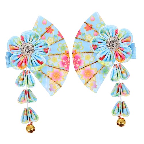 NIYANGLE 1paar Elegante Haarnadel Mit Quasten Und Blumenfächer Teiliges Für Fotografie Und Cos-performances Dekorative Haaraccessoires Für Frauen Und Mädchen Orientalischer Stil von NIYANGLE