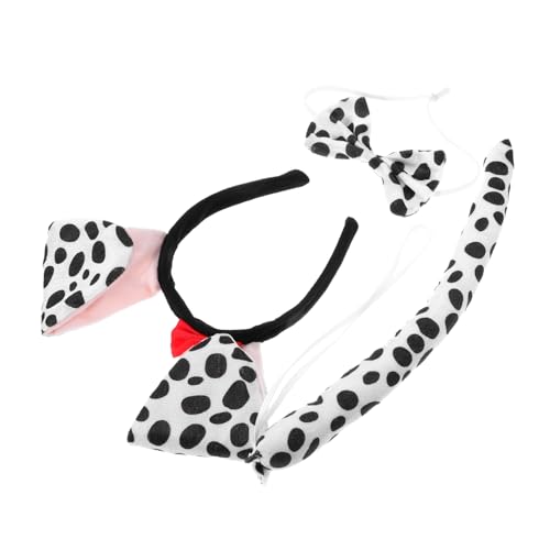 NIYANGLE 1 Satz Dalmatiner-ohr-stirnband Cartoonstirnband Hundekopfbedeckung Welpenohren Cosplay Hündchenohren Stirnband Accessoires Für Mädchen Kinderkopfbedeckung Hundeohren Cosplay Stoff von NIYANGLE