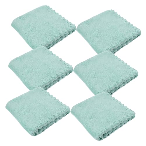 NIYANGLE 1 Satz Gesichtsreinigungstücher Aus Korallenfleece Ultraweiche Saugfähige Handtücher Für Make Up Entfernung Und Gesichtsreinigung Für Männer 6 Stück von NIYANGLE
