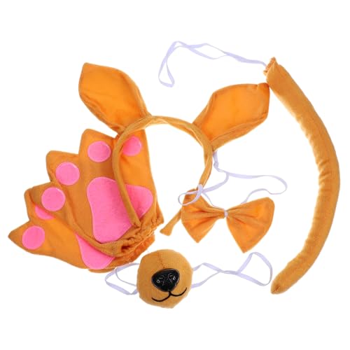 NIYANGLE 1 Satz Känguru -Kopfschmuck Set Ohren und Cosplay -Accessoire tierischer Cosplay-Stirnband Party-Kopfschmuck Ohr-Stirnband für Mädchen Cosplay- Stoff Khaki NIYANGLE 1 Satz Känguru -Kopfschmuck Set Ohren und Cosplay -Accessoire tierischer Cosplay-Stirnband Party-Kopfschmuck Ohr-Stirnband für Mädchen Cosplay- Stoff Khaki von NIYANGLE