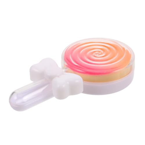 NIYANGLE Make Up Schwamm Satz Lollipop Puderquaste Weicher für Foundation Kleiner Make Up Schwamm Dual Use für Nass und Trocken Puderquaste für Damen von NIYANGLE