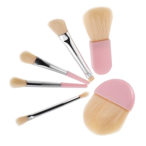 NIYANGLE Pinselset Für Frauen Mini-make-up Tragbar Reisegröße Kosmetikpinsel Augenpinsel Aufbewahrung Für Foundation Schatten Beauty-box Komplett Reisefreundlich von NIYANGLE
