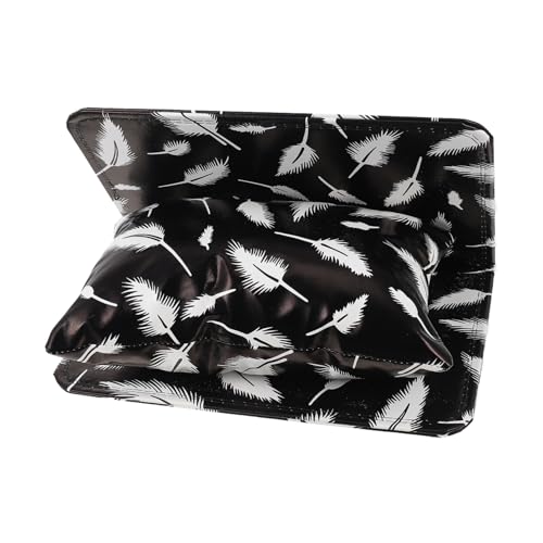 NIYANGLE 1 Satz Maniküre Handauflage Kissen Faltbare PU Leder Armauflage für Nagelstudios Rutschfestes Handkissen für Professionelle Anwendungen und Nail Art für Kosmetiksalons und Diy von NIYANGLE