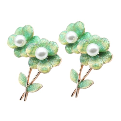 NIYANGLE 2stücke Farbenfrohe Brosche Blumen-anstecknadel Für Eleganter Brustpin Für Damen Und Mädchen Kleidung Accessoires Für Und Besondere Anlässe von NIYANGLE