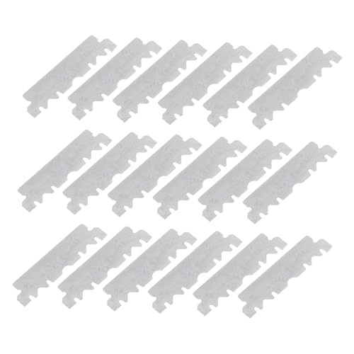 NIYANGLE 1 Satz Rasierklingen Haarrasierer Für Herren Rasierer Friseur Einzelrasierer Gesichtswerkzeuge S Rasierer Ein Klingen Rasierer Ein Rasierer Edelstahl Silber 100 Stück von NIYANGLE