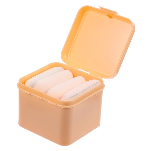 NIYANGLE 1 Schachtel Makeup Puderquasten Wiederverwendbar und Langlebig für Lose Puder und Make Up zur Haut für Präzise Anwendung und Einfach zu Lagern von NIYANGLE