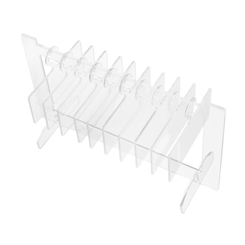 NIYANGLE 1satz Acryl Nagel Art Display Board Mit Haken Tragbarer Organizer Für Falsche Nägel Für Salon Und Unterwegs Kompakt Und Vielseitig Für Verschiedene Nageldesigns von NIYANGLE