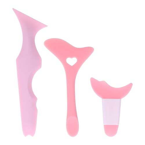 NIYANGLE 1 Set Augen-Make-up-Hilfe: Wiederverwendbare Eyeliner-Schablonen aus Silikon und Lidschatten-, Wimpernführungswerkzeug – Augen-Make-up-Zubehör für Frauen von NIYANGLE