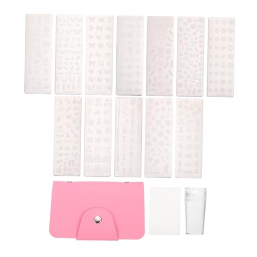 NIYANGLE 1satz Nagelstempel-platten Set Nail Art Schablonen Mit Stempel Und Schaber Für Kreative Nageldesigns Langlebig Und Einfach Zu Verwenden Für Nail Art NIYANGLE 1satz Nagelstempel-platten Set Nail Art Schablonen Mit Stempel Und Schaber Für Kreative Nageldesigns Langlebig Und Einfach Zu Verwenden Für Nail Art von NIYANGLE