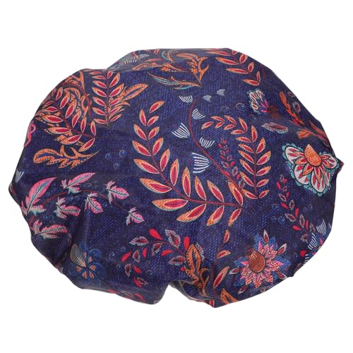 NIYANGLE 1 Stück Wasserdichte Duschhaube Männer Haarhaube Haarmütze Hüte Dusche Wiederverwendbar Badekappe Drucken Praktischer Mann Haar Schönheit Hut Multifunktionale Badehauben Peva von NIYANGLE