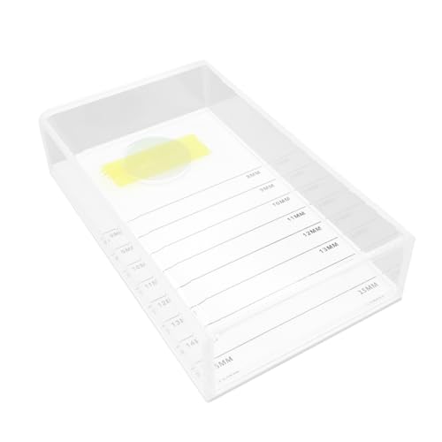 NIYANGLE Wimpern Aufbewahrungsbox Mit Deckel Für Wimpernverlängerungen Kunststoff Wimpern Palette Organizer Für Kasten Praktisches Make up Zubehör von NIYANGLE