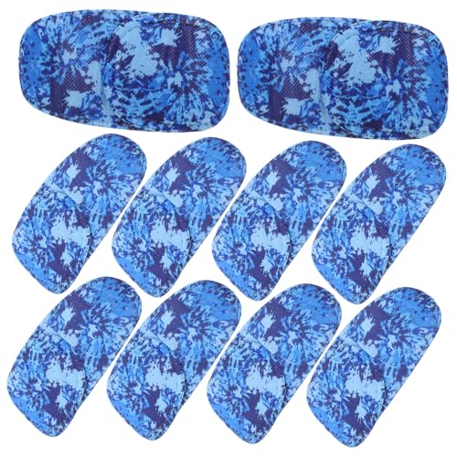 NIYANGLE 10 Stück Augenabdeckung Faule Augenklappe Für Strabismus Nach Augen Patch Schlafende Augenklappe Maske Nachtblindfilme Patches Für Single Eye Patch Vlies Blau von NIYANGLE