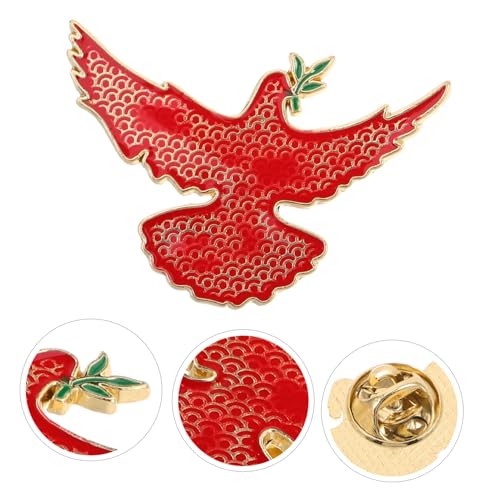 NIYANGLE 10stücke Anstecknadeln Mit Friedenstaube Und Olivenzweig Metallbrosche Für Kleidung Rucksäcke Jacken Schals Partys Und Alltag von NIYANGLE