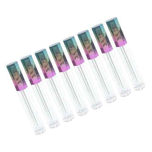 NIYANGLE 10 Stück Leere Lip Gloss Flaschen Octagonal Makeup Behälter für Lippenpflege für Diy Anwendungen und Tägliche Nutzung von von NIYANGLE