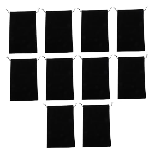 NIYANGLE Perückentasche Kordelzug 10 Stück Aufbewahrungstasche für Haarverlängerungen und Haarteile Schmutzabweisend Praktisch für Reisen Organizer von NIYANGLE