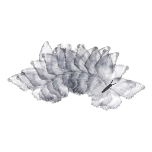 NIYANGLE 10stücke Schmetterlings Haarspangen Für Haarschmuck Kopfbedeckungen Für Hochzeiten Und Partys Für Kreative Bastelprojekte Und Festdekorationen von NIYANGLE