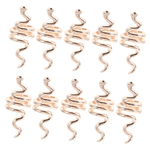 NIYANGLE 10stücke Teiliges Retro Haarschmuck Spiral-haarringe Für Zöpfe Und Dreadlocks Einzigartige Haaraccessoires Für Und Dekoration Für Frisuren von NIYANGLE