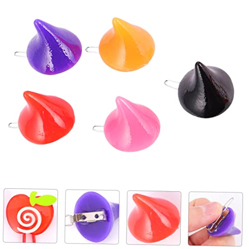 NIYANGLE 10 Stück Teufelshörner Haarklammern Lustiger Horn Kopfschmuck für Halloween Cosplay und Themenpartys Zufällige Farben Accessoire für Damen und Mädchen Zufällige von NIYANGLE