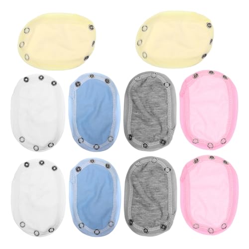 NIYANGLE 10stücke Bodysuit Praktische Verlängerung Für Strampler Und Jumpsuits Atmungsaktiv Und Komfortabel Für Neugeborene Und Kleinkinder von NIYANGLE