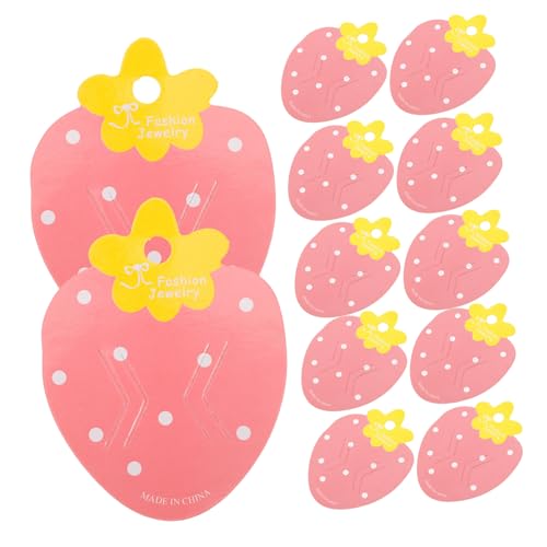 NIYANGLE 100 Stück Haarnadelkarte Anzeigekarten Haarkarten Haarspangen-Verpackungskarte Haarbogenausstellungen Karten Haarclip-Anzeigekarte Bogenorganisator Papier von NIYANGLE