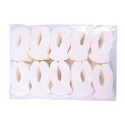 NIYANGLE 1000 Stück Blatt hautpflegende Augenmaske Augenpapier Feuchtigkeitspads für die Augen Lidband machen lidschatten Pflege der Augenhaut verschönernde Augenmaske Baumwoll-Linters Weiß von NIYANGLE