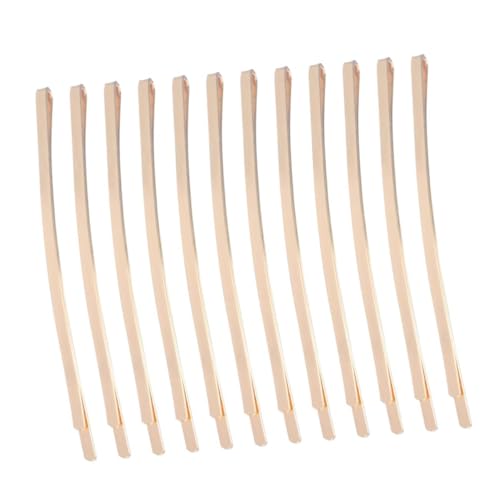 NIYANGLE 100stücke Goldfarbene Metall Haarnadeln Einfache Haarspangen Dekorative Bobby Pins Seitliche Haarspangen Für Mädchen Und Frauen Accessoires Für Verschiedene Outfits von NIYANGLE